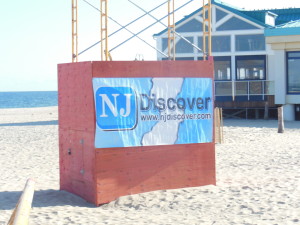 NJ Discover streamed the entire sandcastle construction process 24/4  and filmed the complete ceremony. check website to view an emotional uplifting towering day.