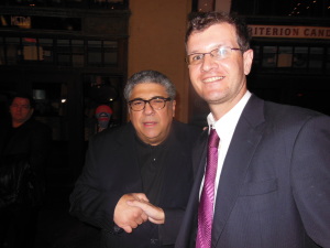 Chris Fotache with The Sopranos Vincent Pastore