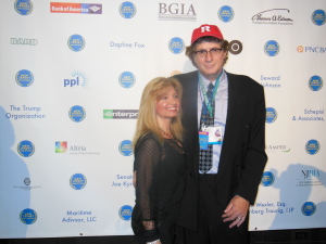 Tara-Jean Vitale and Calvin Schwartz on Red Carpet