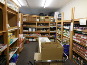 the meticulously organized pantry