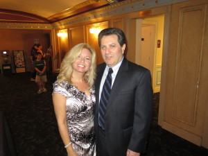 Tara-Jean Vitale with Board member Dave The Rave Kapulsky