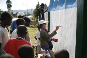 artist Lily Yeh, on location