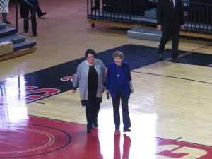 Justice Sotomayor & Ruth Mandel entering the RAC