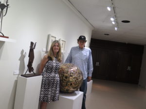 with Monmouth University & Pollak Gallery's Eileen Chapman