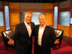 Mike Marino and Steve Adubato just after PBS One on One